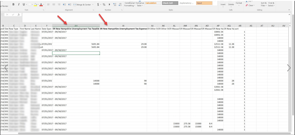 A screenshot of a spreadsheet  Description automatically generated